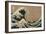 The Wave.-Katsushika Hokusai-Framed Giclee Print