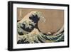 The Wave.-Katsushika Hokusai-Framed Giclee Print