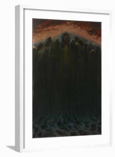 The Wave-Carlos Schwabe-Framed Giclee Print