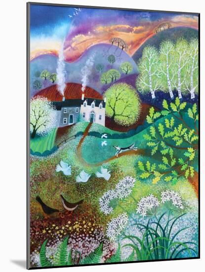 The Way Home, 2021 (acrylics on linen)-Lisa Graa Jensen-Mounted Giclee Print