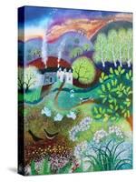 The Way Home, 2021 (acrylics on linen)-Lisa Graa Jensen-Stretched Canvas