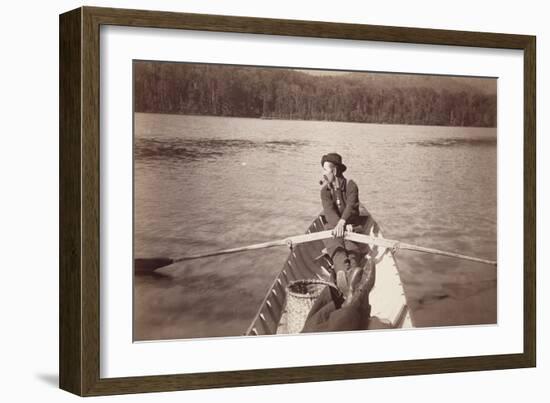 The Way it Looks from the Stern Seat, 1880S-1890S (Albumen Silver Print from Glass Negative)-Seneca Ray Stoddard-Framed Giclee Print