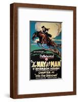 The Way Of A Man - 1924-null-Framed Giclee Print