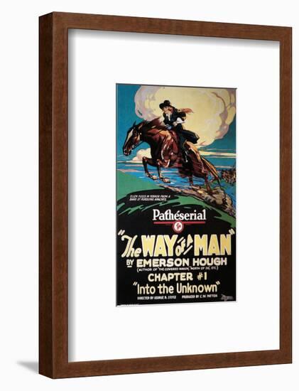 The Way Of A Man - 1924-null-Framed Giclee Print