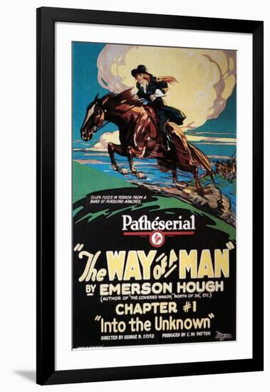 The Way Of A Man - 1924-null-Framed Giclee Print