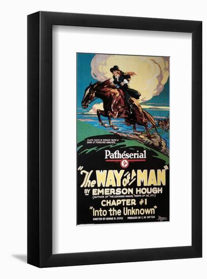 The Way Of A Man - 1924-null-Framed Giclee Print