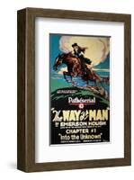 The Way Of A Man - 1924-null-Framed Giclee Print