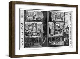 The Way of War with Civilians, WW1-Ralph Cleaver-Framed Art Print