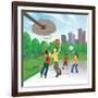 The Way the Ball Bounces - Jack & Jill-Elisa Chavarri-Framed Giclee Print