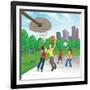 The Way the Ball Bounces - Jack & Jill-Elisa Chavarri-Framed Giclee Print