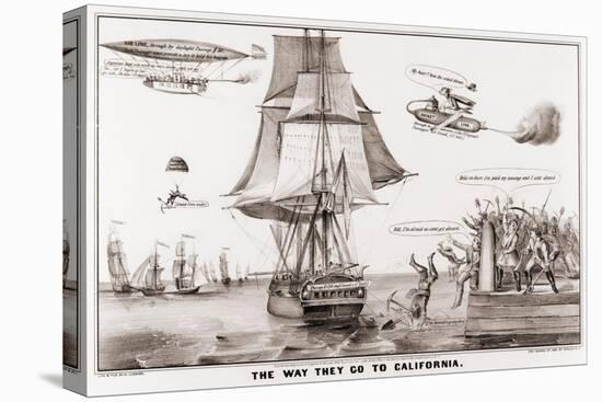 The Way They Go to California-null-Stretched Canvas