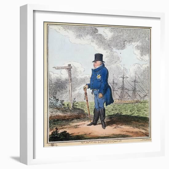 The Way to Bushey, 1820-George Cruikshank-Framed Giclee Print