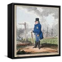 The Way to Bushey, 1820-George Cruikshank-Framed Stretched Canvas