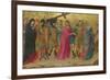 The Way to Calvary (From the Basilica of Santa Croce, Florenc), C. 1324-1325-Ugolino Di Nerio-Framed Giclee Print