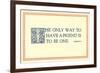 The Way to Have a Friend-null-Framed Art Print