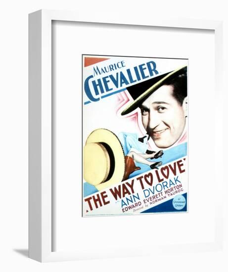 The Way to Love - Movie Poster Reproduction-null-Framed Photo