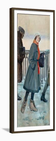 The Way to Work, 1926-Fyodor Fyodorovich Buchholz-Framed Giclee Print