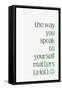 The Way You Speak to Yourself-Athene Fritsch-Framed Stretched Canvas