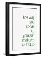 The Way You Speak to Yourself-Athene Fritsch-Framed Giclee Print