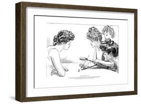 The Weaker Sex II-Charles Dana Gibson-Framed Giclee Print