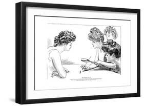 The Weaker Sex II-Charles Dana Gibson-Framed Giclee Print