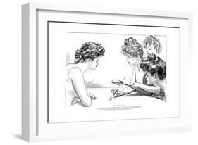 The Weaker Sex II-Charles Dana Gibson-Framed Giclee Print