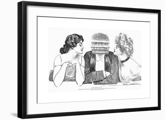 The Weaker Sex-Charles Dana Gibson-Framed Giclee Print