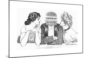 The Weaker Sex-Charles Dana Gibson-Mounted Giclee Print