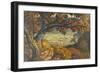 The Weald of Kent, C.1827-28 (W/C and Gouache on Paper)-Samuel Palmer-Framed Giclee Print