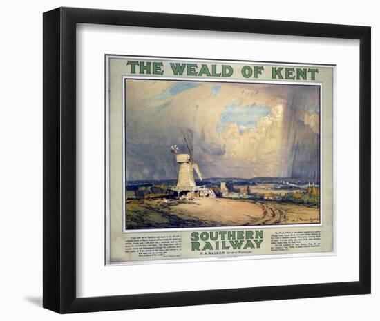 The Weald of Kent-null-Framed Art Print