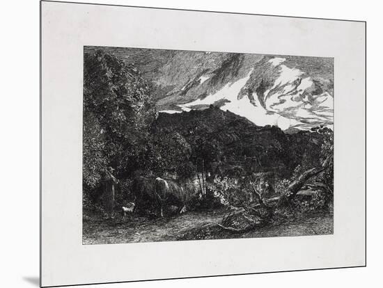 The Weary Ploughman, 1858-Samuel Palmer-Mounted Giclee Print