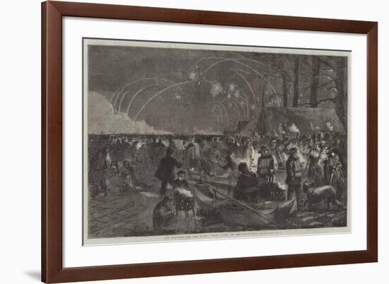 The Weather and the Parks, Night Scene on the Serpentine-Frederick John Skill-Framed Giclee Print