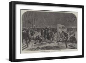 The Weather and the Parks, Night Scene on the Serpentine-null-Framed Giclee Print