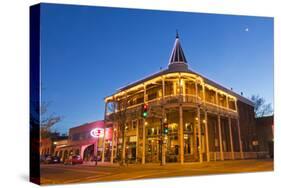 The Weatherford Hotel at Dusk in Historic Downtown Flagstaff, Arizona, USA-Chuck Haney-Stretched Canvas