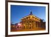 The Weatherford Hotel at Dusk in Historic Downtown Flagstaff, Arizona, USA-Chuck Haney-Framed Photographic Print
