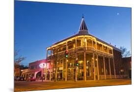 The Weatherford Hotel at Dusk in Historic Downtown Flagstaff, Arizona, USA-Chuck Haney-Mounted Photographic Print