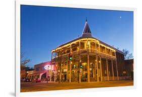 The Weatherford Hotel at Dusk in Historic Downtown Flagstaff, Arizona, USA-Chuck Haney-Framed Photographic Print