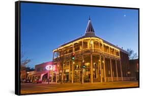 The Weatherford Hotel at Dusk in Historic Downtown Flagstaff, Arizona, USA-Chuck Haney-Framed Stretched Canvas