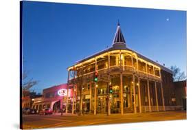 The Weatherford Hotel at Dusk in Historic Downtown Flagstaff, Arizona, USA-Chuck Haney-Stretched Canvas