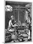 The Weaver, 16th Century-Jost Amman-Mounted Giclee Print