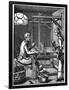 The Weaver, 16th Century-Jost Amman-Framed Giclee Print