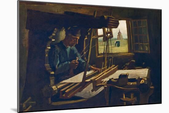 The Weaver, 1884-Vincent van Gogh-Mounted Giclee Print