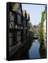 The Weaver's House on the River Stour, Canterbury, Kent, England, United Kingdom, Europe-Ethel Davies-Framed Stretched Canvas