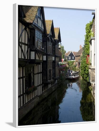 The Weaver's House on the River Stour, Canterbury, Kent, England, United Kingdom, Europe-Ethel Davies-Framed Photographic Print