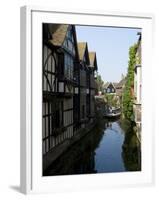 The Weaver's House on the River Stour, Canterbury, Kent, England, United Kingdom, Europe-Ethel Davies-Framed Photographic Print