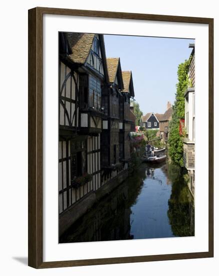 The Weaver's House on the River Stour, Canterbury, Kent, England, United Kingdom, Europe-Ethel Davies-Framed Photographic Print