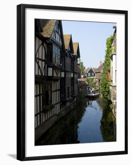 The Weaver's House on the River Stour, Canterbury, Kent, England, United Kingdom, Europe-Ethel Davies-Framed Photographic Print