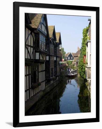 The Weaver's House on the River Stour, Canterbury, Kent, England, United Kingdom, Europe-Ethel Davies-Framed Photographic Print