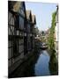 The Weaver's House on the River Stour, Canterbury, Kent, England, United Kingdom, Europe-Ethel Davies-Mounted Photographic Print