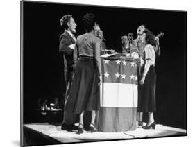 "The Weavers" Singing at Vito Marcantonio's Rally-null-Mounted Premium Photographic Print